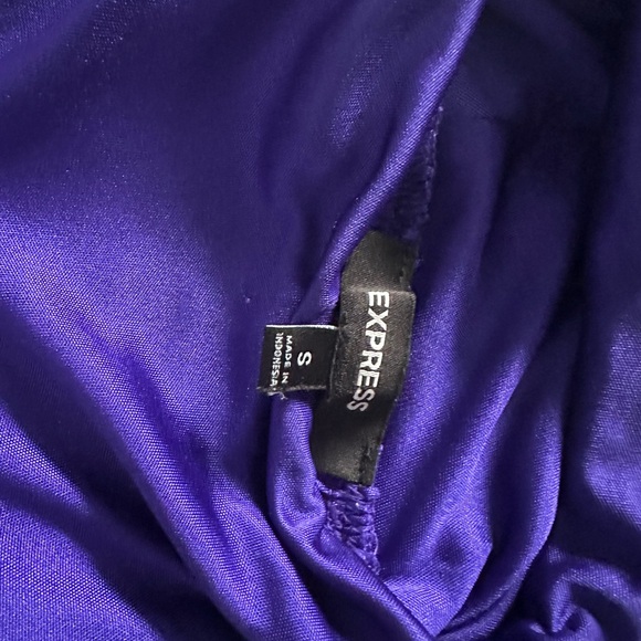 Express Rich Purple Blouse - Picture 3 of 4